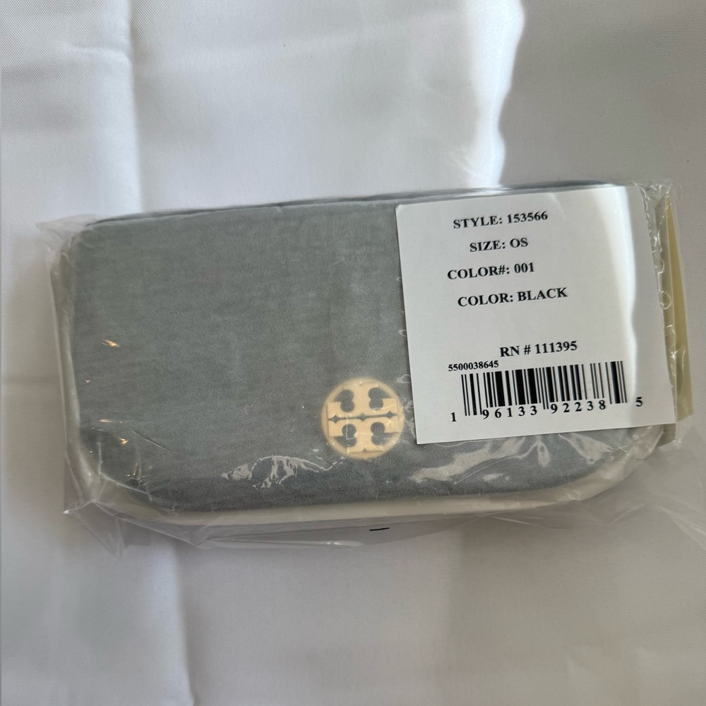 NWT Tory Burch Chelsea Pebbled Leather Crossbody Bag - Black - Picture 4 of 4